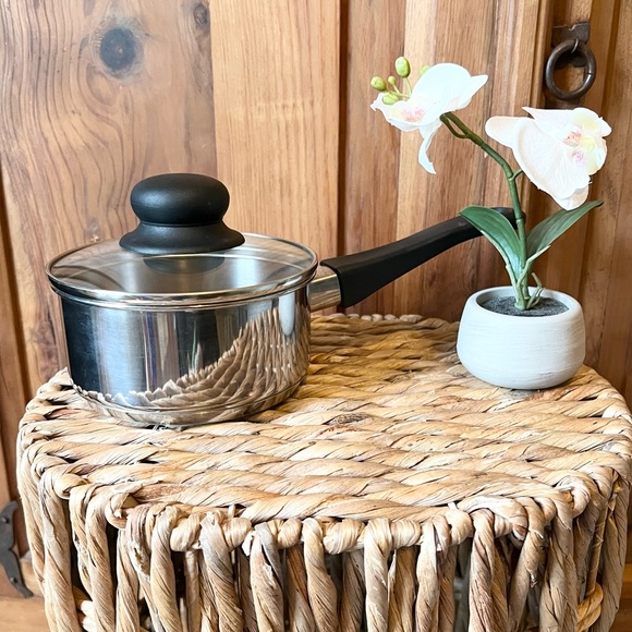 Tools Of The Trade Stainless Steel Pot With Glass Lid Size 1 Quart - Picture 12 of 12